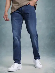 Roadster Men Slim Fit Mid-Rise Light Fade Jeans