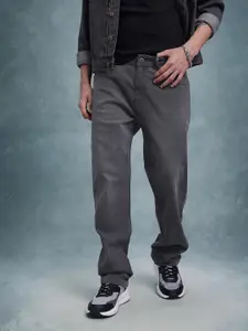 The Roadster Life Co. Men Mid-Rise Mid-Rise Stretchable Straight Fit Jeans