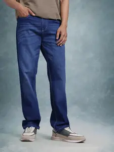 Roadster Men Straight Fit Mid-Rise Light Fade Jeans