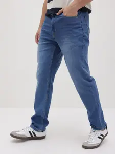 The Roadster Life Co. Men Relaxed Fit Mid-Rise Stretchable Jeans