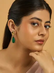 Kushal's Fashion Jewellery Embellished Bridal Rhodium-Plated CZ Studded Necklace