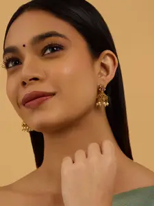 Kushal's Fashion Jewellery Dome Shaped Jhumkas Earrings