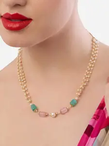 Zaveri Pearls Gold-Plated Necklace