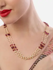 Zaveri Pearls Gold-Plated Necklace