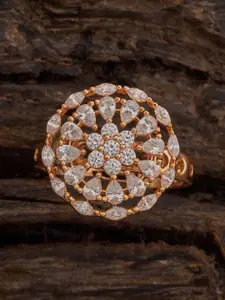 Kushal's Fashion Jewellery Embellished Bridal Gold-Plated Zircon Classic Studs