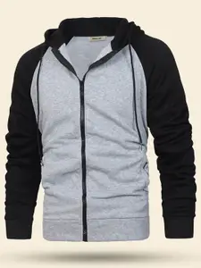 StyleCast Men Colourblocked Pure Cotton Sweatshirt