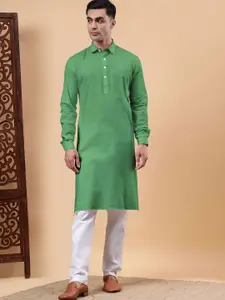 Yugnik Men Regular Pure Cotton Kurta with Pyjamas