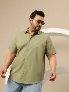 Sztori Plus Size Cotton Casual Shirt