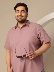 Sztori Plus Size Pure Cotton Regular Fit Casual Shirt
