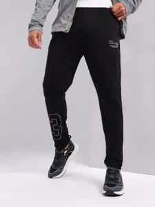 HRX by Hrithik Roshan Men Typography Print Mid-Rise Lifestyle Track Pants