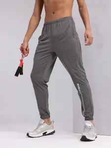HRX by Hrithik Roshan Men Mid-Rise Brand Logo Detail Rapid-Dry Training Joggers