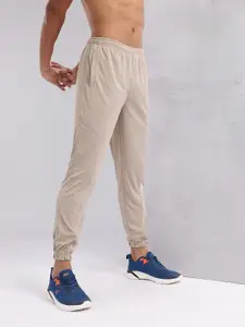 HRX by Hrithik Roshan Men Mid-Rise Brand Logo Detail Rapid-Dry Training Joggers
