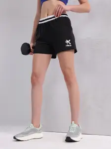 HRX by Hrithik Roshan Women Striped Waist Training Shorts