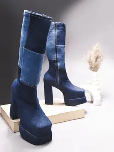 Try Me Women Party Block-Heeled Regular  Boots