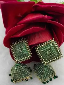 JMBW INTERNATIONAL Contemporary Jhumkas Earrings