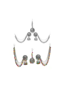 JMBW INTERNATIONAL Contemporary Jhumkas Earrings