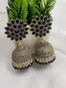 JMBW INTERNATIONAL Contemporary Jhumkas Earrings