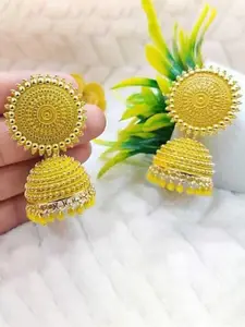 JMBW INTERNATIONAL Contemporary Jhumkas Earrings