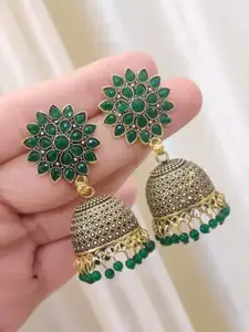 JMBW INTERNATIONAL Contemporary Jhumkas Earrings