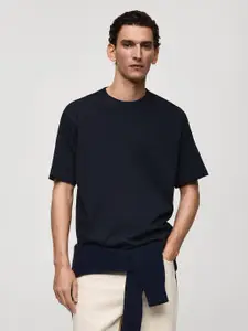 MANGO MAN Pure Cotton Relaxed Fit T-shirt