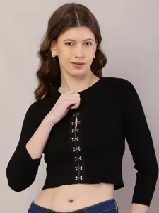 NoBarr Women Ribbed Pullover