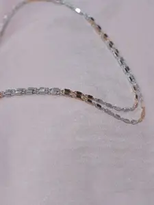 Luxevogue Rhodium-Plated Anklet