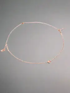 Luxevogue Rose Gold-Plated Anklet