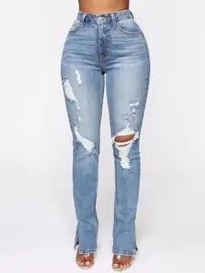 The Roadster Lifestyle Co Women Slim-Fit Mid Rise Cotton Jeans