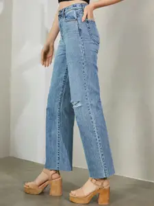 The Roadster Lifestyle Co Women Cotton Slim-Fit Mid-Rise Jeans