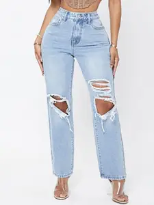 The Roadster Lifestyle Co Women Cotton Slim-Fit Mid-Rise Jeans