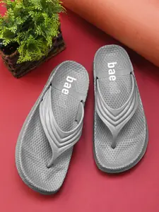 BAESD Women Striped Thong Flip-Flops