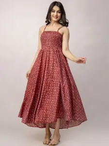 KALINI Women Ethnic Motifs Print Bodycon Maxi Dress