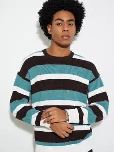 MAX URB_N Men Striped Sweater