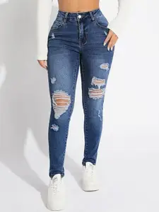 The Roadster Lifestyle Co Women Cotton Slim-Fit Jeans