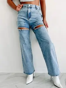 The Roadster Lifestyle Co Women Cotton Slim-Fit Jeans