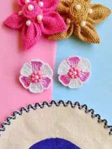 Sangria Beaded Studded Earrings