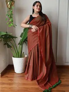 Anouk Pure Cotton Khadi Saree