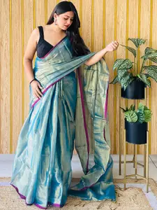 Anouk Zari Tissue Saree