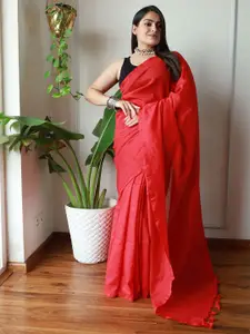 Anouk Pure Cotton Khadi Saree