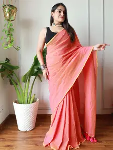 Anouk Pure Cotton Khadi Saree