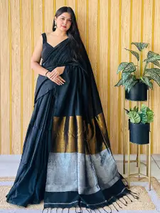 Anouk Colourblocked Pure Cotton Saree