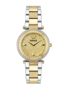 Versace Women Printed Dial & Stainless Steel Bracelet Style Analogue Watch-VE8B00324