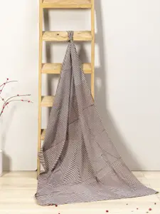 Contrast Living Women Striped Cotton Scarf