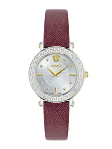 Versace Women Embellished Dial & Straps Analogue Watch VE9C00124