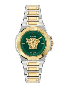 Versace Women Round Printed Dial & Bracelet Style Straps Analogue Watch VE8D00524