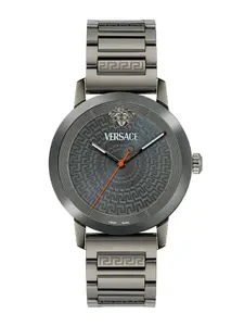 Versace Men Embellished Round Dial Analogue Watch VE9G00424