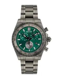 Versace Men Dial & Stainless Steel Bracelet Style Straps Analogue Watch VE9K00624