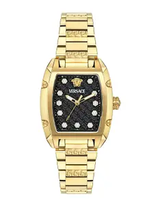 Versace Women Dominus Dial & Stainless Steel Bracelet Style Analogue Watch VE8K00524