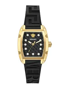 Versace Women Embellished Dial & Bracelet Style Straps Analogue Watch VE8K00624