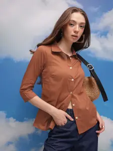 CORSICA Women Pure Cotton Casual Shirt